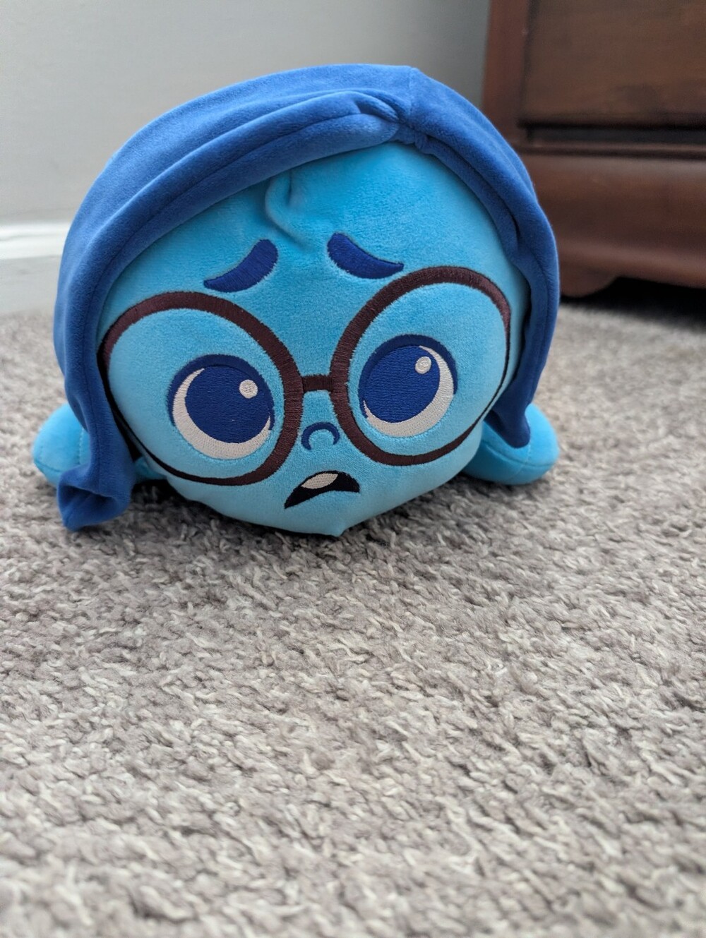 Weighted 'Sadness' Plush Toy - Kids Stuffed Character